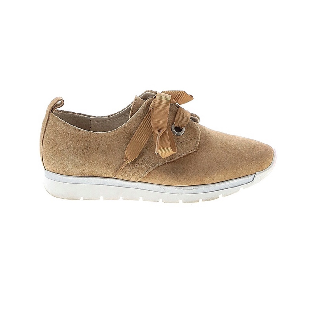 Eric Michael Piel Natural Tan Suede Fashion Sneakers sz 36/6